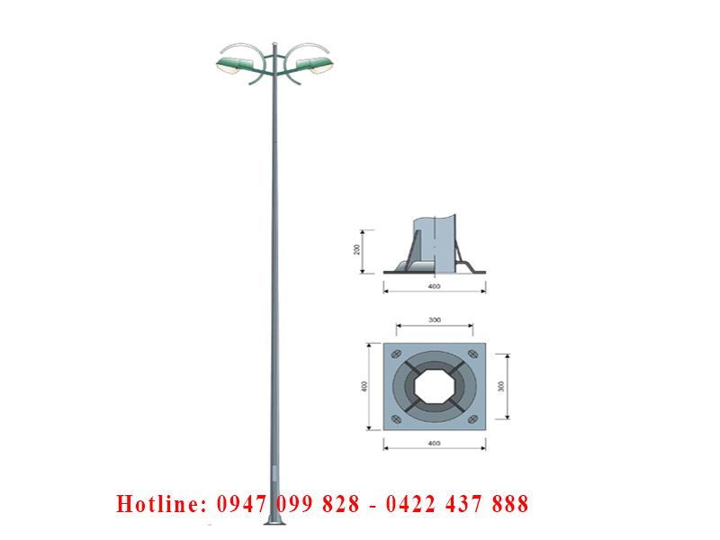 Cột đèn cao áp bát giác aaa siêu rẻ