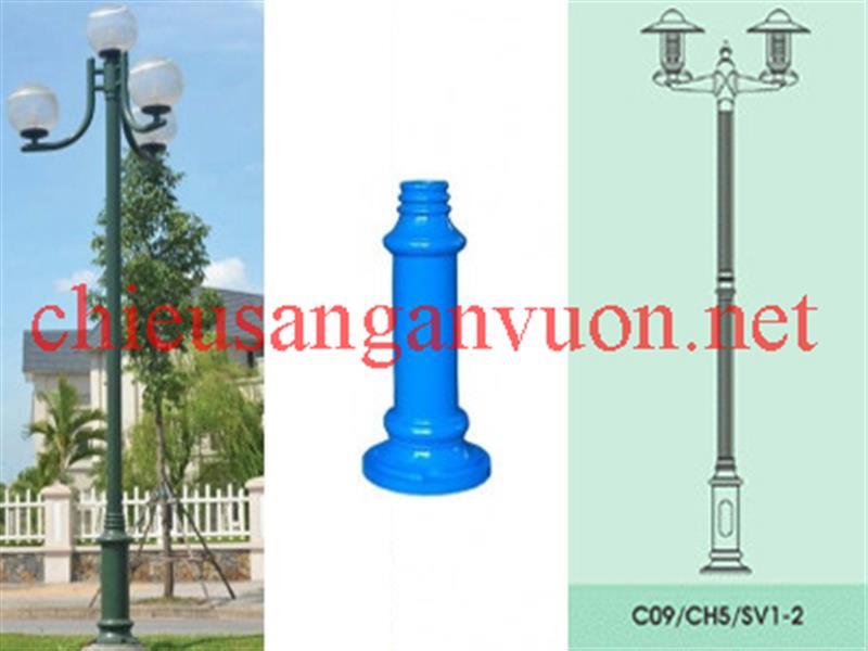 Cột đèn sân vườn Nouvo