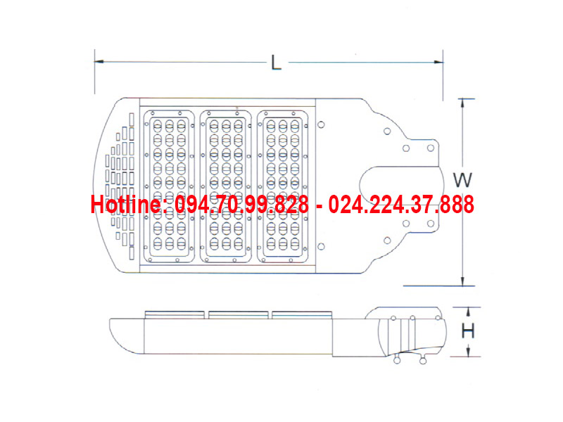 Đèn đường led ASV-807