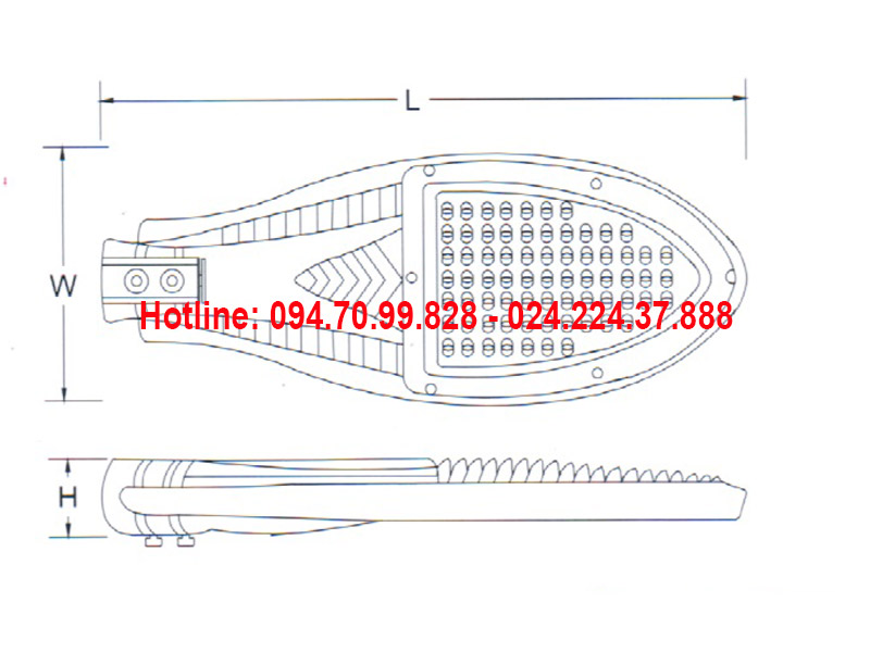 Đèn đường led ASV-827