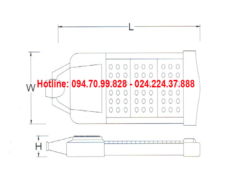 Đèn đường led ASV-829