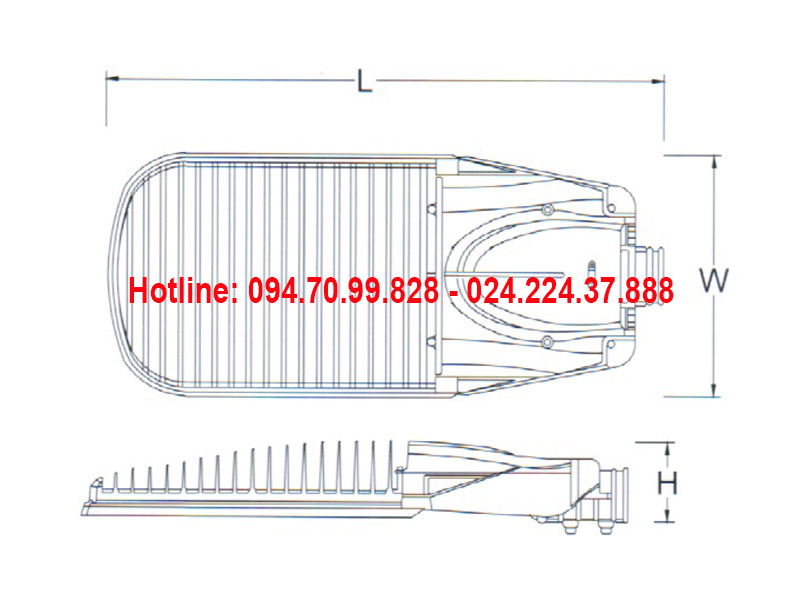 Đèn đường led ASV-829