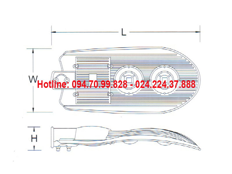 Đèn đường led ASV-839