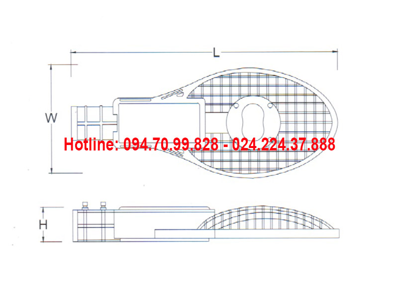 Đèn đường led ASV-845