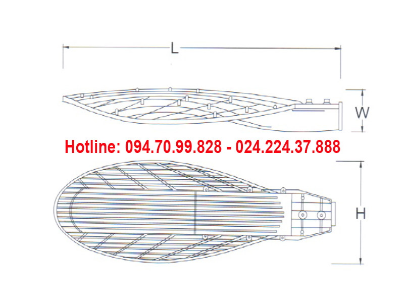 Đèn đường led ASV-846